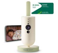 Philips Avent Connected Baby Camera, crittografia sicura e riservata, con app, audio, zoom x2, visione notturna, VOX, funzione di comunicazione a due vie (modello SCD643/26)