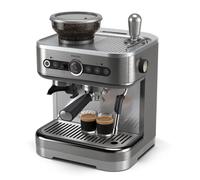 Philips Macchina per espresso semi-automatica Barista Brew - Guida Intuitiva, Pressino Calibrato, Design Elegante, Contenitore per Chicchi 250 g, metallo Argento (PSA3218/01)
