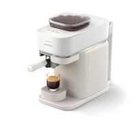 Philips BAR300/00 Baristina Blanc - Macchina per caffè espresso con macinacaffè integrato - Nouvo