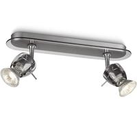 PHILIPS BARRA SPOT 2 LUCI NERA 50W