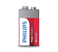 PHILIPS Batteria Alcalina 9V - 6LR61-5 Anni di Durata - 550mAh