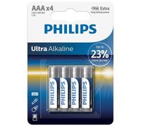 PHILIPS - BATTERIA ULTRA ALCALINA AAA LR03 4 UNITÀ