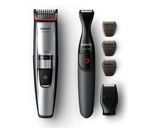 Philips BEARDTRIMMER Series 5000 BT5205/83 regolabarba Nero, Argento