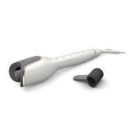Philips Auto Curler Serie 8000, arricciacapelli con tecnologia MoistureProtect, 27 diverse opzioni di styling, bianco, modello BHB878/00