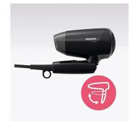 Philips BHC010 DryCare Asciugacapelli Compatto da viaggio, Pieghevole con diffus