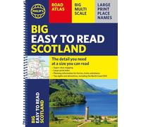 Philip's Maps Philip's Big Easy to Read Scot (Anello, filo) (PRESALE 07/08/2025)