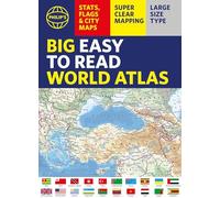 Philip's Big Easy to Read World Atlas (A3): Packed with Flags, Facts and City Plans