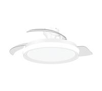 Philips Bliss - ventilatore da soffitto LED 106 cm bianco 28 W + 35 W - Nouvo