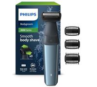 Philips Bodygroom Series 3000 Rifinitore impermeabile per inguine e corpo, rasatura precisa e confortevole, routine di cura del corpo completa, 60 minuti di autonomia, modello BG3027/03