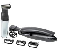 Philips Bodygroom Series 5000 Con Inserto Per La Rimozione Dei Peli Della Schiena, Nero Argento