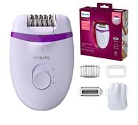Philips Satinelle Essential Epilatore compatto per gambe con filo e Opti-light
