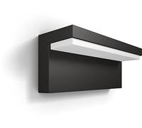 Philips Bustan Applique LED da esterno, Grigio Antracite | Luce bianca fredda, 9 W, 4000 K, 1000 lm, Resistente a intemperie, Intensità Regolabile, LED Integrato, Alluminio