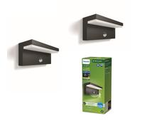 Philips Bustan lampada a parete con rilevatore di movimento, set da 2, LED, 8721103043719, Bustan [Lampade per Esterni > Lampade a Parete]