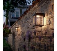 Philips Camill Solar lampada a parete Ultra Efficient LED, squadrata, 8720169263918, Ultra Efficient Camill [Lampade per Esterni > Lampade a Parete]