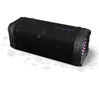Philips TAS2000B Altoparlante wireless Bluetooth con spettacolo di luci LED, 20 W Bass+, Auracast, 20H di riproduzione, Impermeabilità IPX5, Riproduzione USB, Microfono, Controllo app - Nero