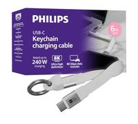 PHILIPS Cavo di ricarica da USB-C a USB-C da 240 W, cavo per laptop e | MacBook Pro e Air, Windows, iPhone 18 Series, Samsung Galaxy, Google Pixel, Drone, fotocamera, SSD esterno, 6 pollici