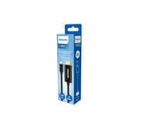 Philips Cavo USB C a HDMI 4K 60Hz 1.8m Nero | 4K 60Hz per una riproduzione video fluida