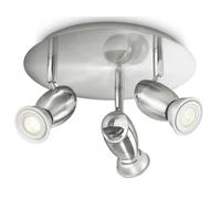 Philips Chestnut Lampada Con Faretti Orientabili, Nichel 3 X 50 W Bianco