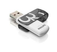 Philips chiavetta USB 32 GB USB 3.2 Gen 1 Girevole Nero e Bianco