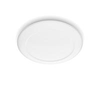 Philips Cinnabar Lampada da Parete o Soffitto, Lampadina LED Inclusa, 1 x 6 W, Diametro 27 cm, Bianco
