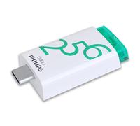 Philips Click Edition USB-C USB 3.2 Gen 1, unità flash USB 256 GB per PC, laptop, smartphone, tablet con porta USB-C, velocità di lettura fino a 120 MB/s