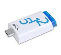 Philips Click Edition connettore USB-C USB 3.2 Gen 1 unità flash USB da 512 GB per PC, laptop, smartphone, tablet con porta USB-C, velocità di lettura fino a 120 MB/s