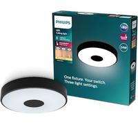 Philips Coiner soffitto SceneSwitch, rotondo, 24W, 2700Lm, 2700K, nero, IP20