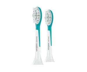 Philips Confezione da 2 testine standard - 2 pezzo(i) - Blu - Bianco - Medio - Gomma