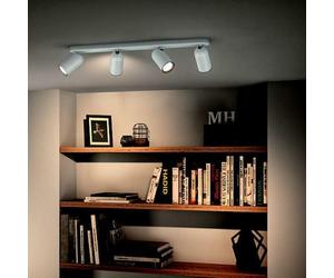 PHILIPS CONSUMER SPOT PONGEE 4XGU10 DA INTERNO IP20 COLORE BIANCO 915005531401 5