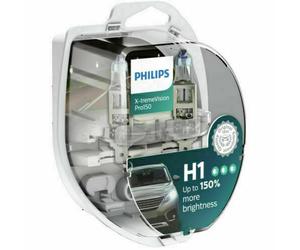 PHILIPS Coppia di Lampadine H1 X-tremeVision Pro150 +150% ECE R37