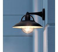 Philips Applique da Esterni Cormorant IP44 Alluminio Nero E27 Lampadina Venduta Separatamente
