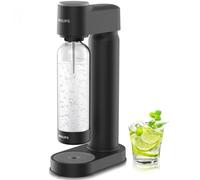 Philips Creatore di acqua frizzante e macchina di flusso di soda | Soda Maker con bottiglia di carbonatazione a rotazione rapida in PET da 1 l, senza BPA, compatibile con bombola di CO2 da 60