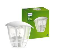 CREEK-Applique per esterni Metallo H19,5 cm Bianco Philips