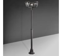 Philips LED Creek Palo per Esterno, 184 cm, Attacco E27, Alluminio, Nero