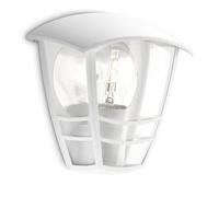 PHILIPS CREEK LAMPADA DA PARETE DA ESTERNO LANTERNA LUCE DIFFUSA, ALLUMINIO BIANCO 153873116