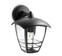Philips - Creek Wall Lantern Black 1x60W 230V Down