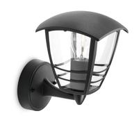 Philips - Creek Wall Lantern Black 1x60W 230V UP