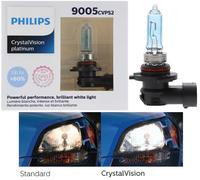 Philips Cristallo Visione Platino 9005 65W Due Lampadine Faro Hi Fascio Ricambio