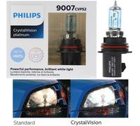 Philips Cristallo Visione Platino 9007 65/55W Due Lampadine Testa Luce H/L