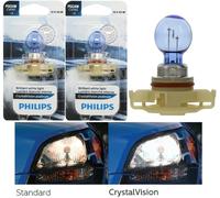 Philips Cristallo Visione Platino PSX24W 2504 24W Due Lampadine Luce Ricambio