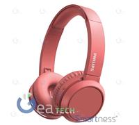 PHILIPS CUFFIE BLUETOOTH TASTO BASS BOOST CUFFIA WIRELESS OVER EAR TAH4205 ROSSO