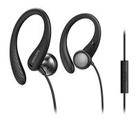 Philips TAA1105BK/00 Cuffie con Filo per Fitness e Sport, Microfono, IPX2 Resistenti al Sudore, Supporti per l'orecchio