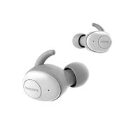 Philips Cuffie In Ear True Wireless T3215WT/00 (Bluetooth, Assistente Vocale, Lunga Durata Batteria, Resistenza Agli Schizzi IPX4, Custodia di Ricarica Portatile USB-C) Bianco - Modello 2020/2021