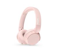 PHILIPS TAH4209PK Cuffie On-Ear wireless bluetooth leggere con isolamento acustico passivo - 55 ore di riproduzione, suono naturale, chiamate chiare, bassi dinamici, 2 ore di carica USB-C- Rosa