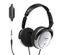 PHILIPS Cuffie stereo cablate per podcast, monitoraggio e registrazione da studio per computer, tastiera e chitarra con adattatore aggiuntivo da 6,3 mm (1/4")