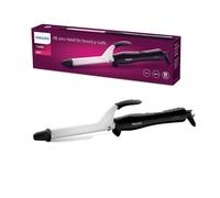Philips Cura dei capelli BHB862/00 CurlCeramic Arricciacapelli, 200° per Risultati Efficaci, 16 mm, Blanco, Nero