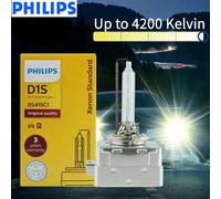 Philips D1S Xenon HID Standard Car Lampada frontale originale 35W 4200K Lampada di aggiornamento sostitutiva lampadina bianca genuina, 1x