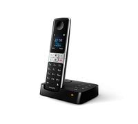Philips D6351B - Telefono cordless - Aspetto elegante - Plug and Play - Facilità d'uso - Funzioni intelligenti - Dimensione schermo 4,6 cm (1,8")