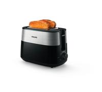 Philips Daily Collection HD2516/90 Tostapane - 2 fette, fessura ampia, metallo