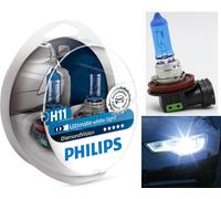 Philips Diamante Bianco 5000K H11 55W Due Lampadine Testa Luce Basso Beam